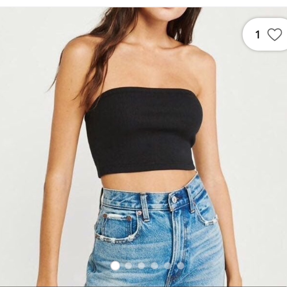 Abercrombie black tube top